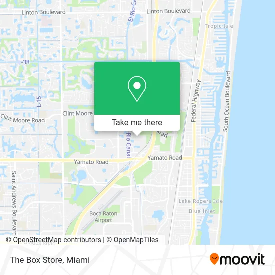 The Box Store map