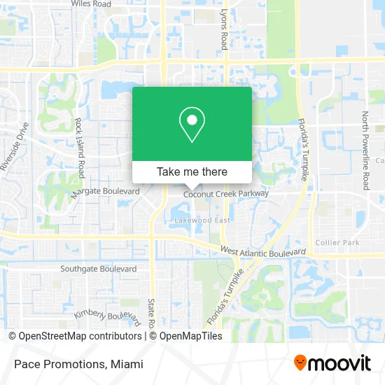 Pace Promotions map