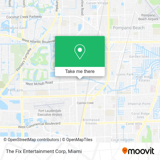 The Fix Entertainment Corp map