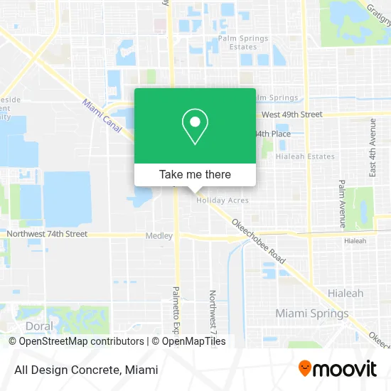 All Design Concrete map