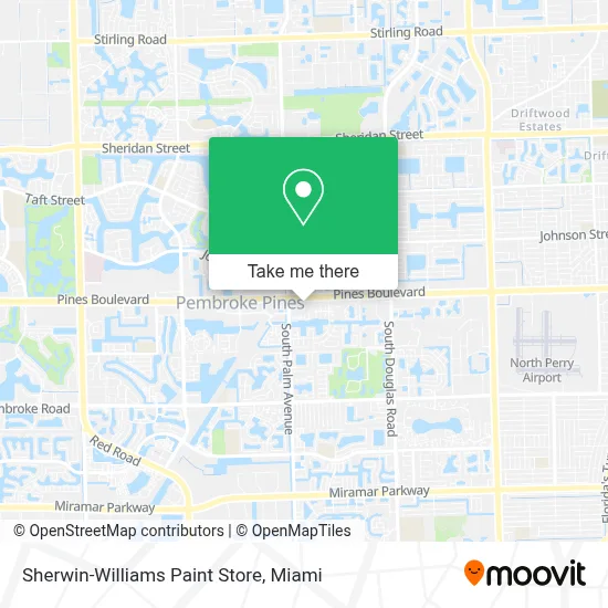 Sherwin-Williams Paint Store map