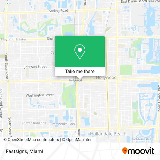 Fastsigns map