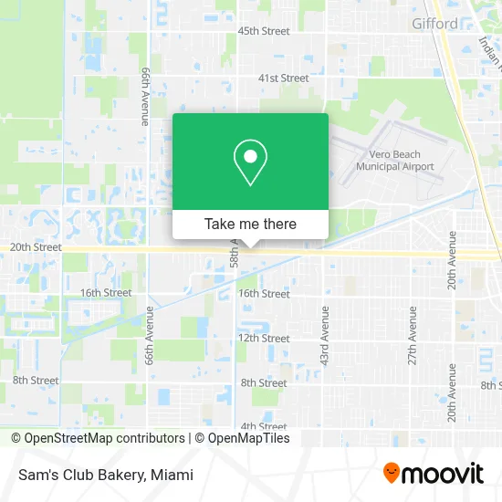 Sam's Club Bakery map