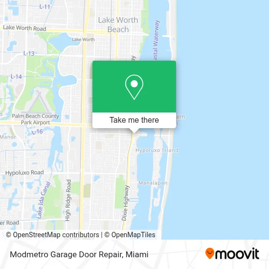 Modmetro Garage Door Repair map