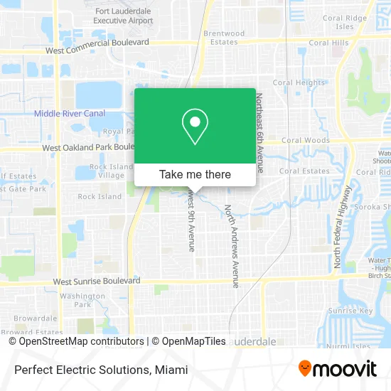 Perfect Electric Solutions map