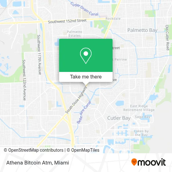 Athena Bitcoin Atm map