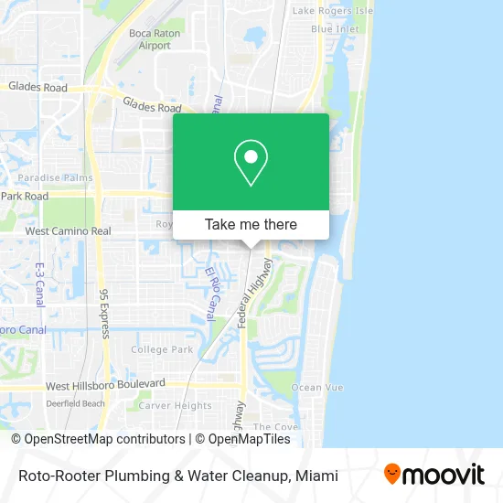 Roto-Rooter Plumbing & Water Cleanup map