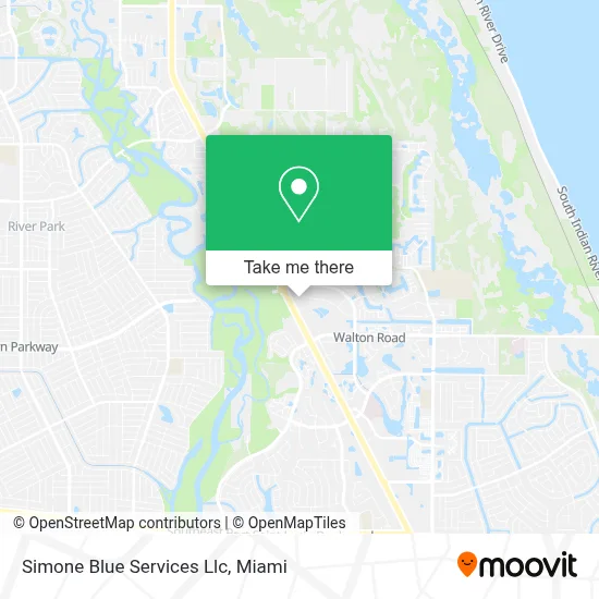 Simone Blue Services Llc map