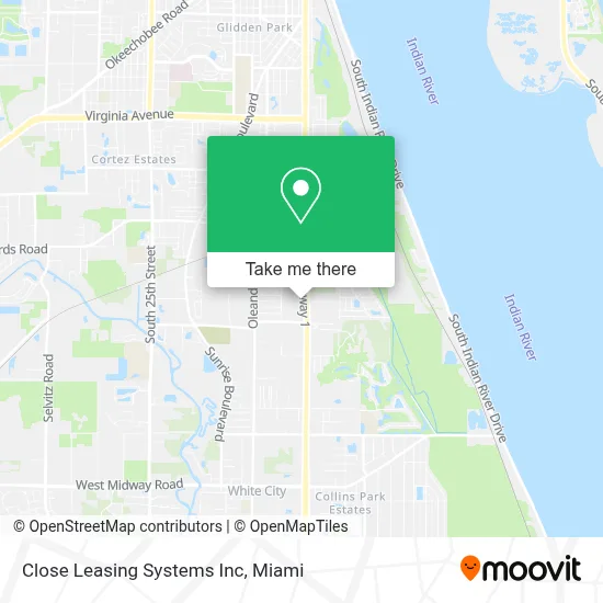 Close Leasing Systems Inc map