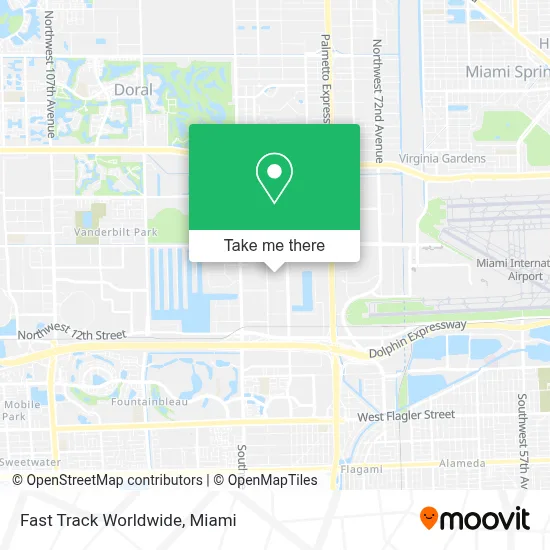 Fast Track Worldwide map