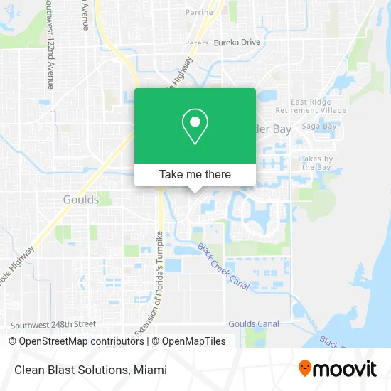 Clean Blast Solutions map