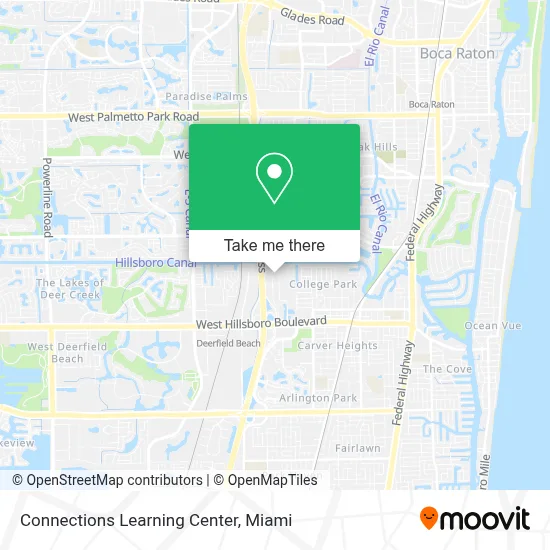 Connections Learning Center map