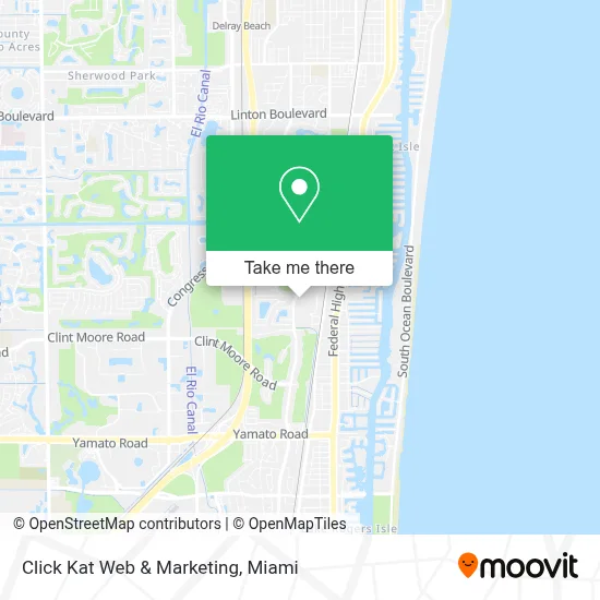 Click Kat Web & Marketing map