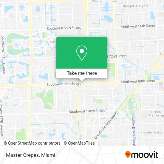 Master Crepes map