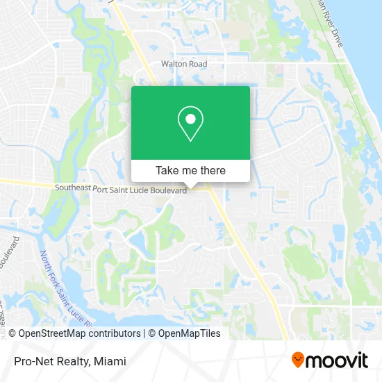 Pro-Net Realty map