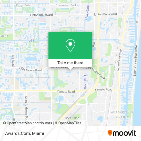 Awards.Com map