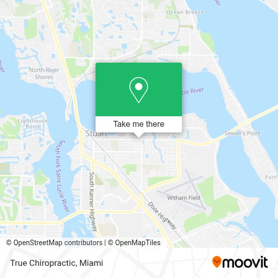 True Chiropractic map