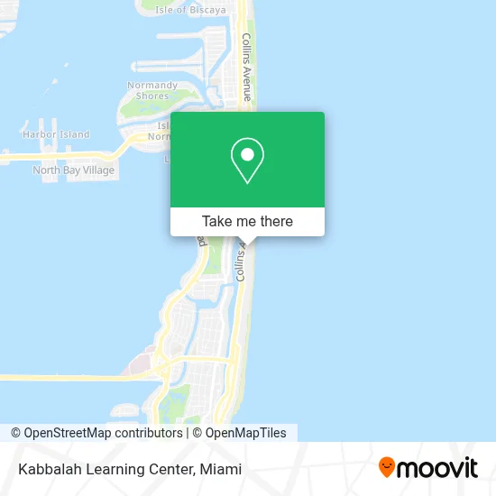 Kabbalah Learning Center map