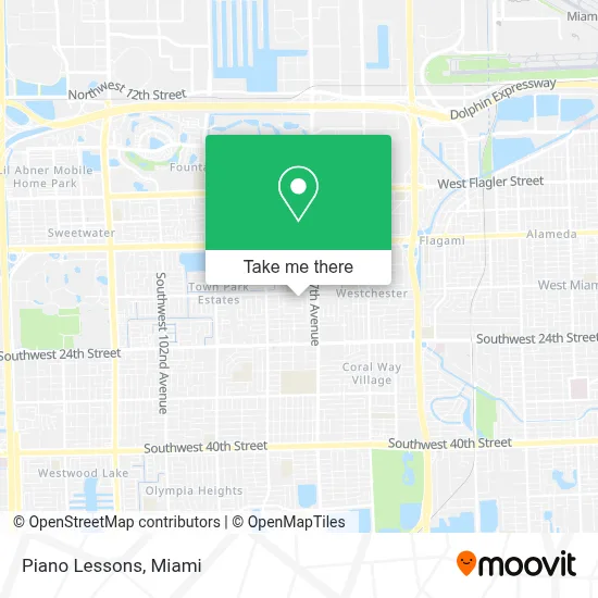Piano Lessons map