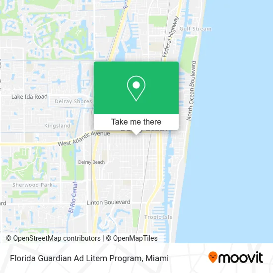 Florida Guardian Ad Litem Program map