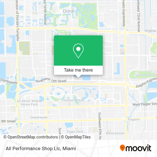 All Performance Shop Llc map