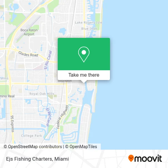 Ejs Fishing Charters map