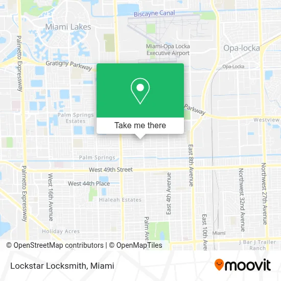 Lockstar Locksmith map