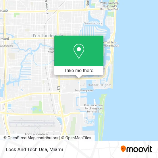 Lock And Tech Usa map