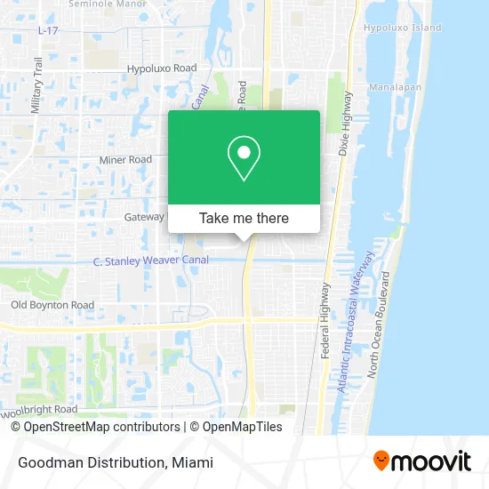 Goodman Distribution map