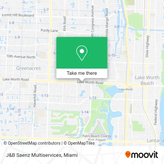 J&B Saenz Multiservices map