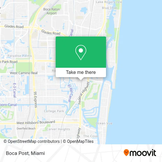 Boca Post map