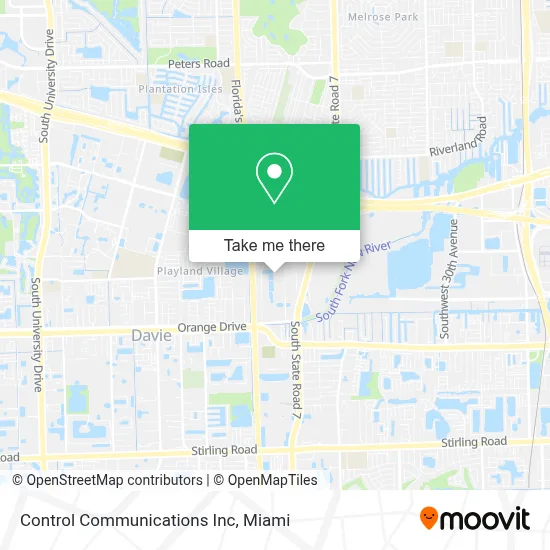 Control Communications Inc map