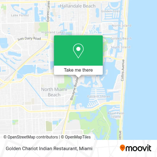 Golden Chariot Indian Restaurant map