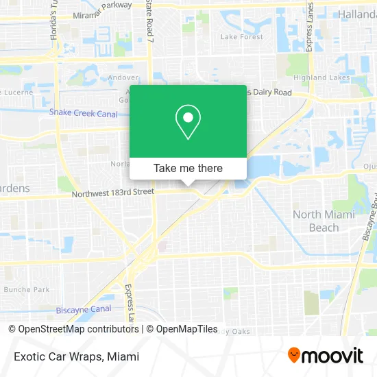 Exotic Car Wraps map