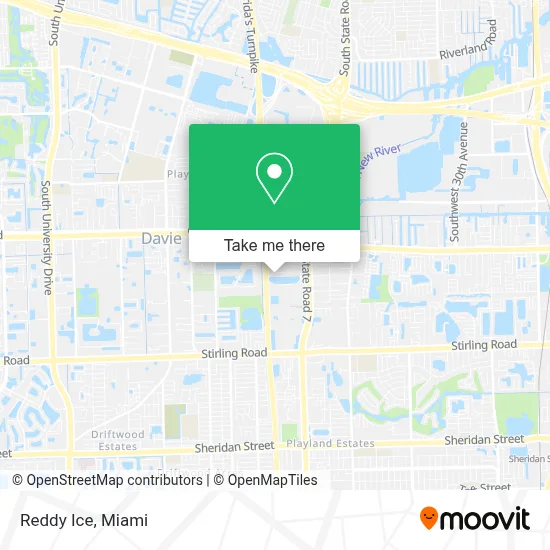Reddy Ice map