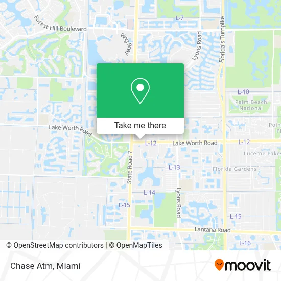Chase Atm map