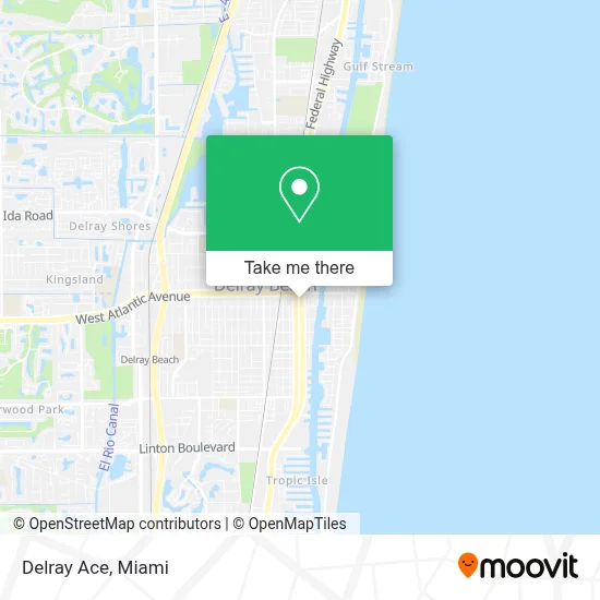 Delray Ace map