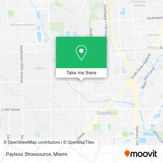 Payless Shoesource map