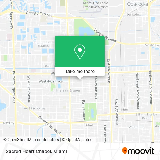 Sacred Heart Chapel map