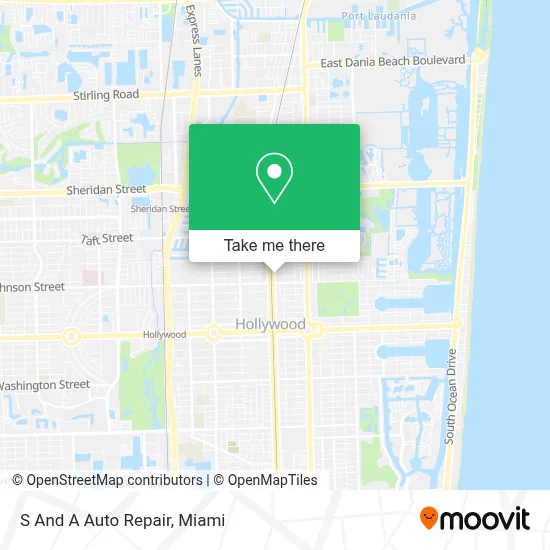 S And A Auto Repair map