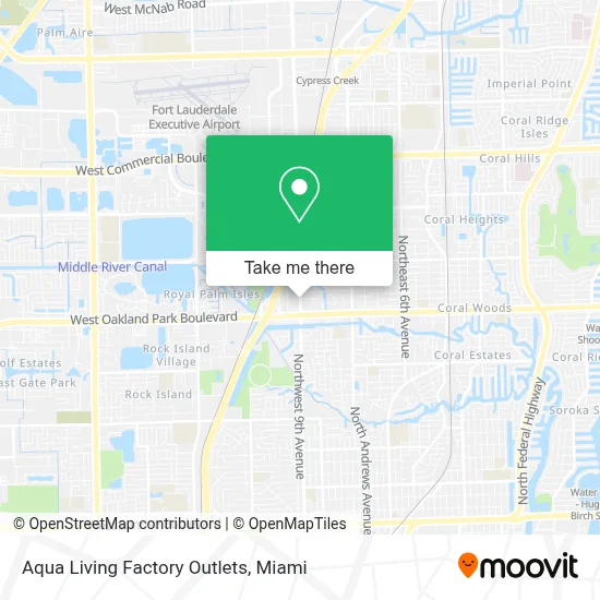 Aqua Living Factory Outlets map