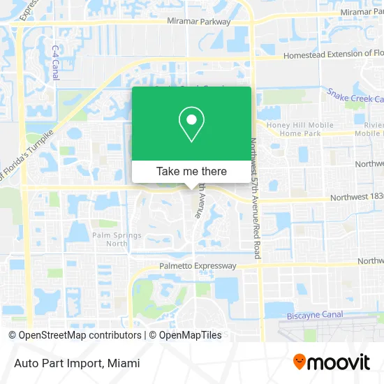 Auto Part Import map