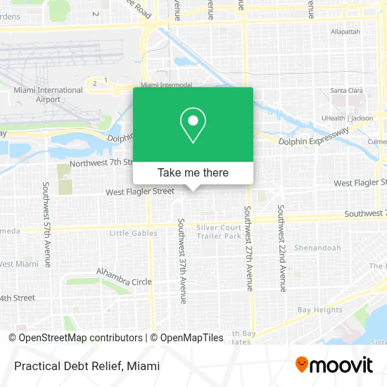 Practical Debt Relief map