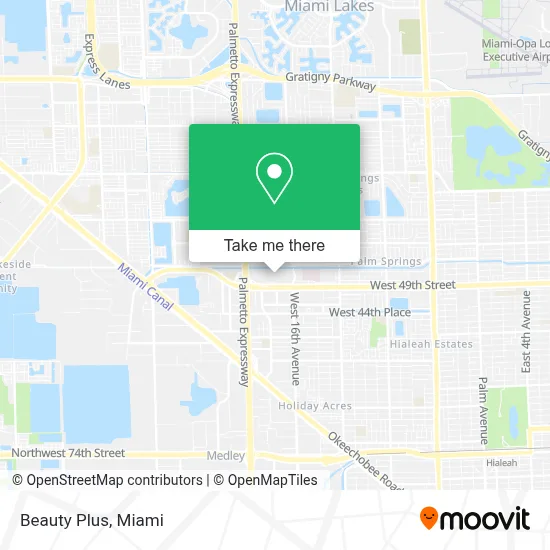 Beauty Plus map