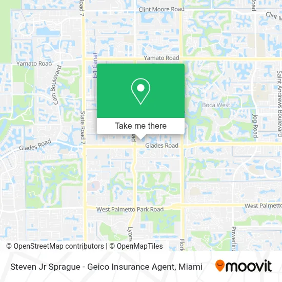 Steven Jr Sprague - Geico Insurance Agent map