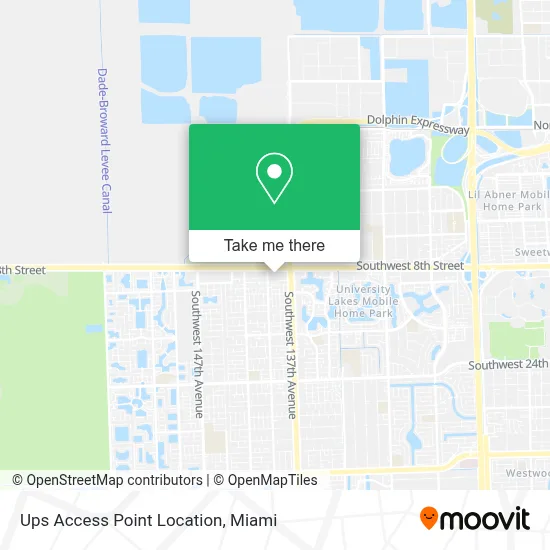 Ups Access Point Location map