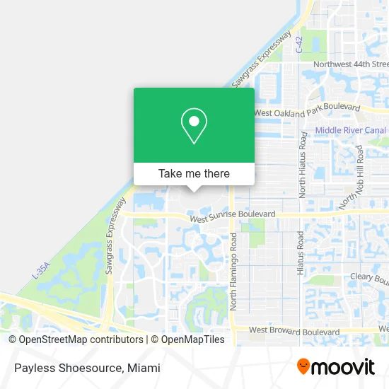 Payless Shoesource map