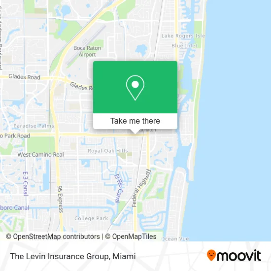 The Levin Insurance Group map
