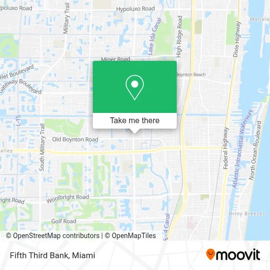 Fifth Third Bank map