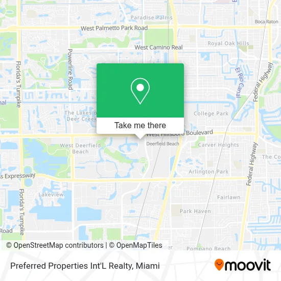 Preferred Properties Int'L Realty map
